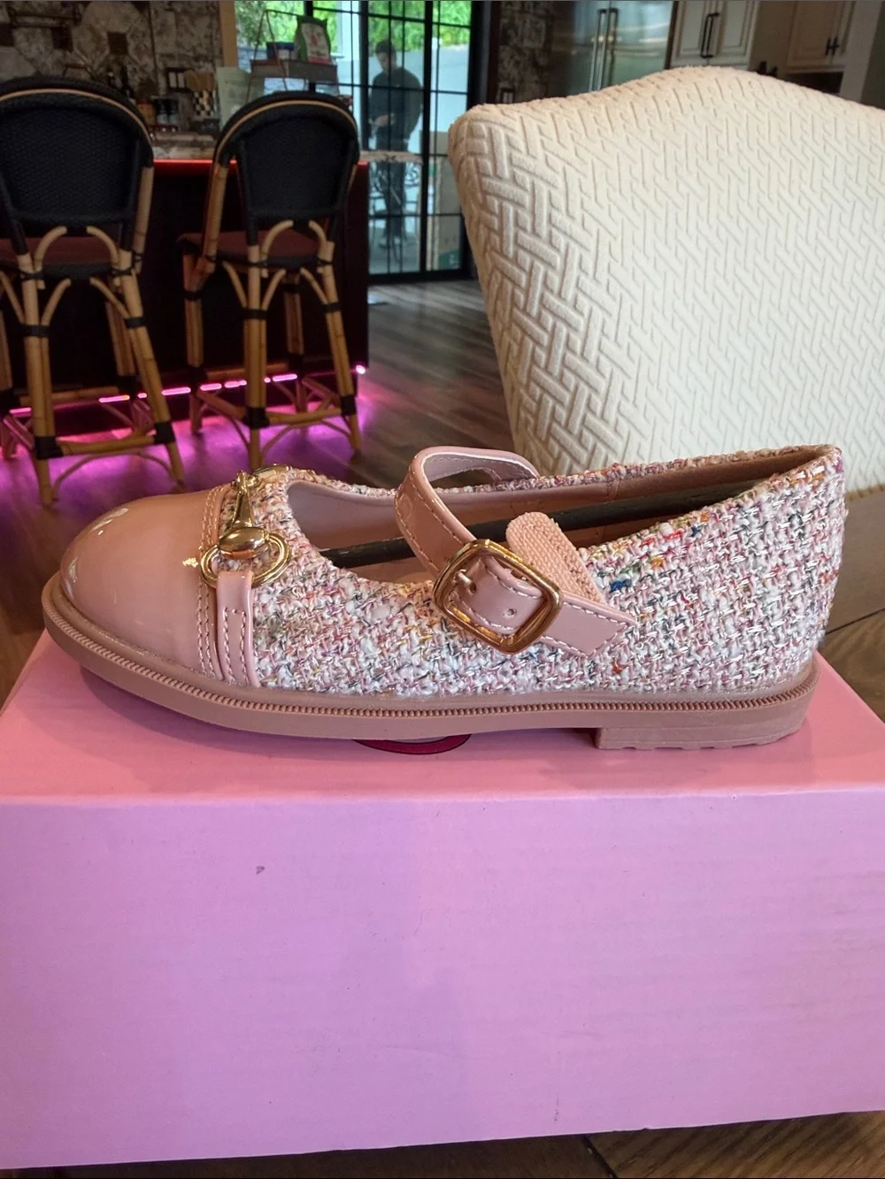 NEW! Olivia Miller Clear Skyz Toddler Girls' Flats